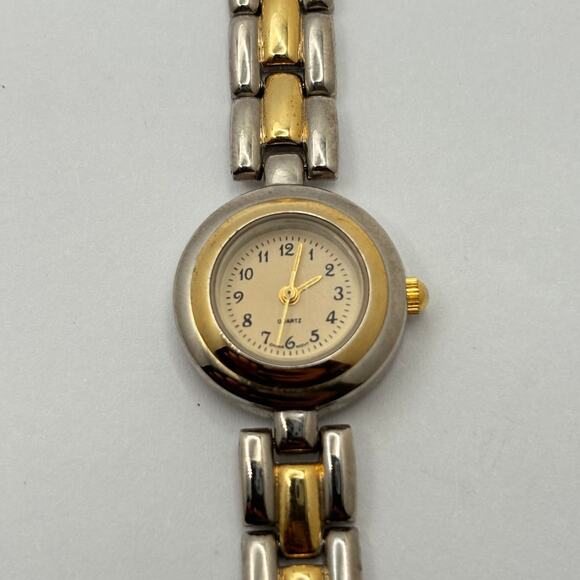 Vintage gold & silver watch - Picture 2 of 4